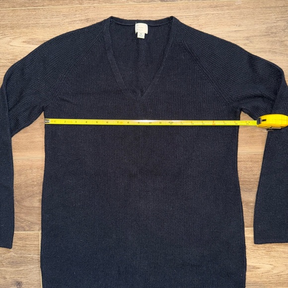 A New Day Black V-Neck Sweater Dress Size M - Picture 5 of 5